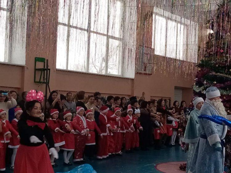 Жаңа жыл Ахмер мектебінде / Новый год в Ахмеровской школе
